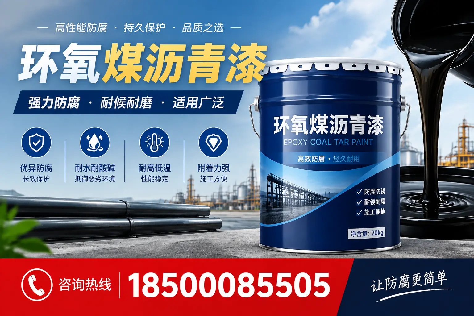 环氧煤沥青漆在不同气候条件下的表现分析，龙岩适用性